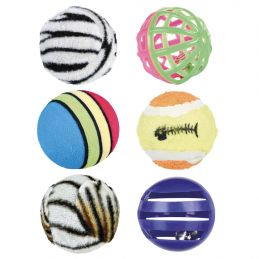 Lot de 6 balles pour chat Trixie TRIXIE 4011905045238 Balles