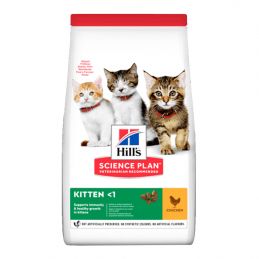 Hill's Chaton au poulet 3kg HILL'S 052742024363 Croquettes Hill's