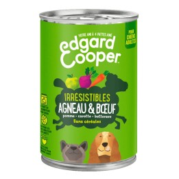 Pâté Agneau & Boeuf - Edgar Cooper  Edgar Cooper 5425039486352 Pâtées pour chien