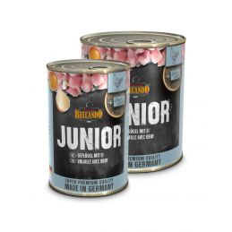 Boîte Belcando Junior Volaille, oeuf BELCANDO  Pâtées pour chien