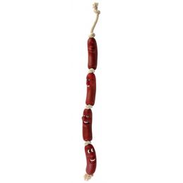 Trixie Jouet corde et 4 saucisses  TRIXIE 4011905032528 Cordes, jouets à mordre