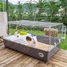 Cage à lapin Ferplast Rabbit 100 FERPLAST 8010690070735 Cage & Transport