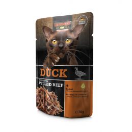 Pâté de Canard avec Effiloché de Bœuf - Leonardo LEONARDO 4002633756541 Boîtes, sachets pour chats