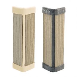 Planche à griffer d'angle sisal beige EBI 4047059457306 Arbres à chat, griffoirs