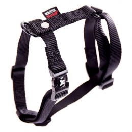 Harnais confort en nylon noir   Harnais