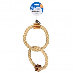 Anneaux doubles en sisal naturel – Duvo+ DUVO+ 5414365325312 Perchoirs
