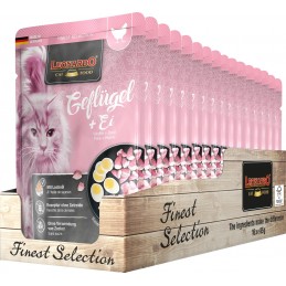 Terrine pour Chat – « Volaille + œufs » – Leonardo LEONARDO 4002633756428 Boîtes, sachets pour chats