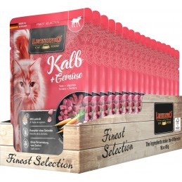 Terrine pour Chat – « Veau + Légumes » – Leonardo LEONARDO 4002633756466 Boîtes, sachets pour chats