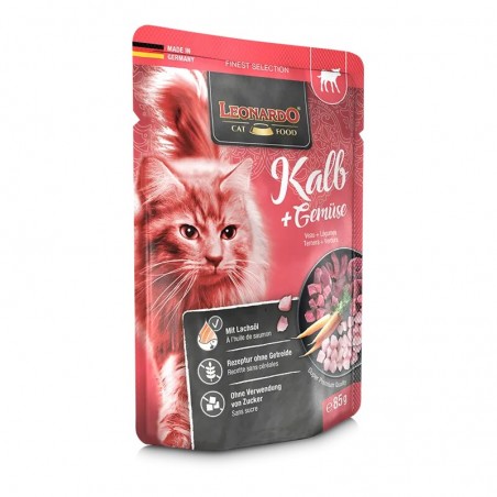 Terrine pour Chat – « Veau + Légumes » – Leonardo LEONARDO 4002633756466 Boîtes, sachets pour chats
