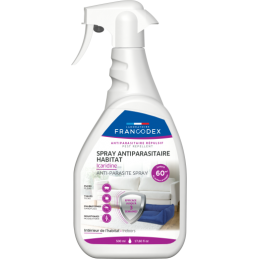 Spray antiparasitaire HABITAT "ICARIDINE" - Francodex- FRANCODEX 3283021760154 Accueil