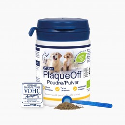 PlaqueOff® poudre pour chiens - SWEDENCARE  5391475002459 Hygiène bucco-dentaire