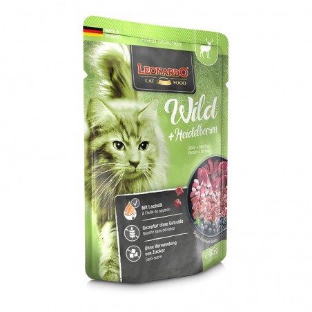 Terrine pour Chat – « Gibier + Myrtilles » – Leonardo LEONARDO 4002633756480 Boîtes, sachets pour chats