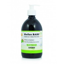 Huiles BARF, Complexe aux 5 huiles - Anibio ANIBIO 3700215100133 Soin des oreilles, yeux, du pelage