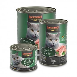 Pâtée en conserve « Riche en Canard » – Leonardo LEONARDO  Boîtes, sachets pour chats