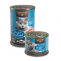 Pâtée en conserve « Riche en Poisson de mer » – Leonardo LEONARDO  Boîtes, sachets pour chats