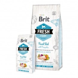 Croquettes Brit Fresh poisson/citrouille - Adulte BRIT FRESH  Croquettes Brit Fresh