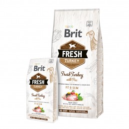 Croquettes Brit Fresh dinde/pois - Adulte BRIT FRESH  Croquettes Brit Fresh