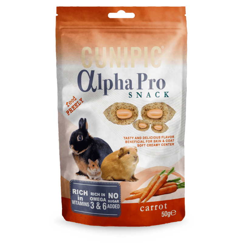 Snack de CAROTTES Alpha Pro - Cunipic CUNIPIC 8437013149631 Friandise & Complément