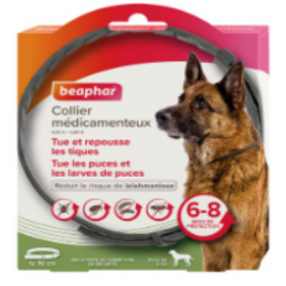 Collier Médicamenteux pour Chien 8 kg et plus – Beaphar SERESTO 8711231220113 Colliers