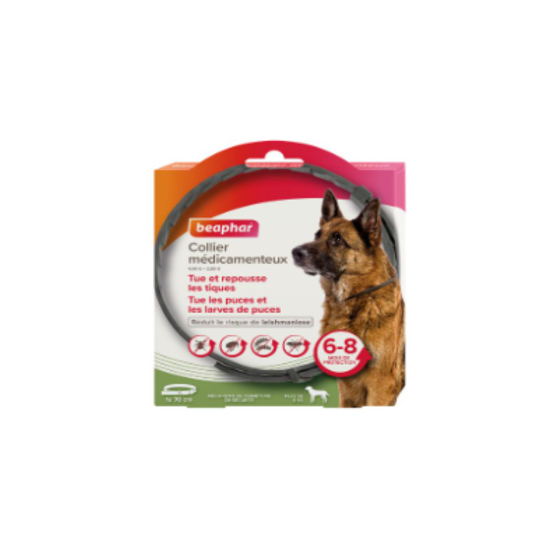 Collier Médicamenteux pour Chien 8 kg et plus – Beaphar SERESTO 8711231220113 Colliers