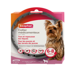 Collier Médicamenteux pour Chien de moins de 8 kg – Beaphar BEAPHAR 8711231220076 Colliers
