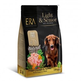 Croquettes ERA Grain Free Senior & Light pour petites races – Poulet & Dinde ERA 8436621610571 Croquettes ERA Millénium