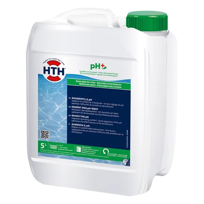 hth® pH Plus Liquide 5 L  3521686000384 Traitement de l'eau