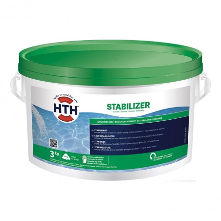 hth® STABILIZER granulés – 3 kg  3521686003491 Piscines et Spa
