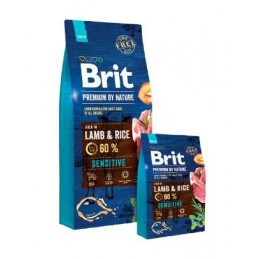 Croquettes Chien Brit Premium By Nature – Sensitive Lamb BRIT  Croquettes BRIT