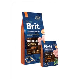 Croquettes Chien Brit Premium By Nature – Sport BRIT  Croquettes BRIT