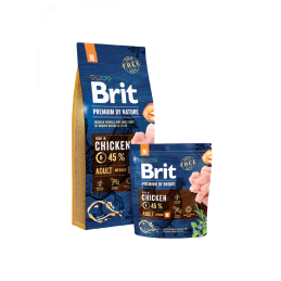Croquettes Chien Brit Premium By Nature – Adulte M BRIT  Croquettes BRIT