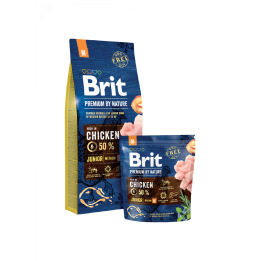 Croquettes Chien Brit Premium By Nature – Junior M BRIT  Croquettes BRIT