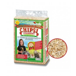 CHIPSI FRAISE 60L JRS 4002973203125 Litière, foin, paille