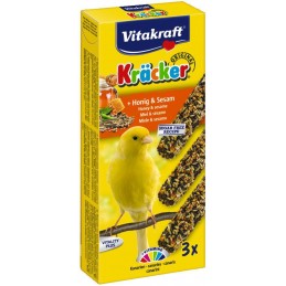 Vitakraft Kräcker Canaris au miel & sésame x3 VITAKRAFT VITOBEL 4008239212511 Canaris