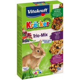 Vitakraft kräcker Lapin nain Trio Mix VITAKRAFT VITOBEL 4008239252272 Friandise & Complément